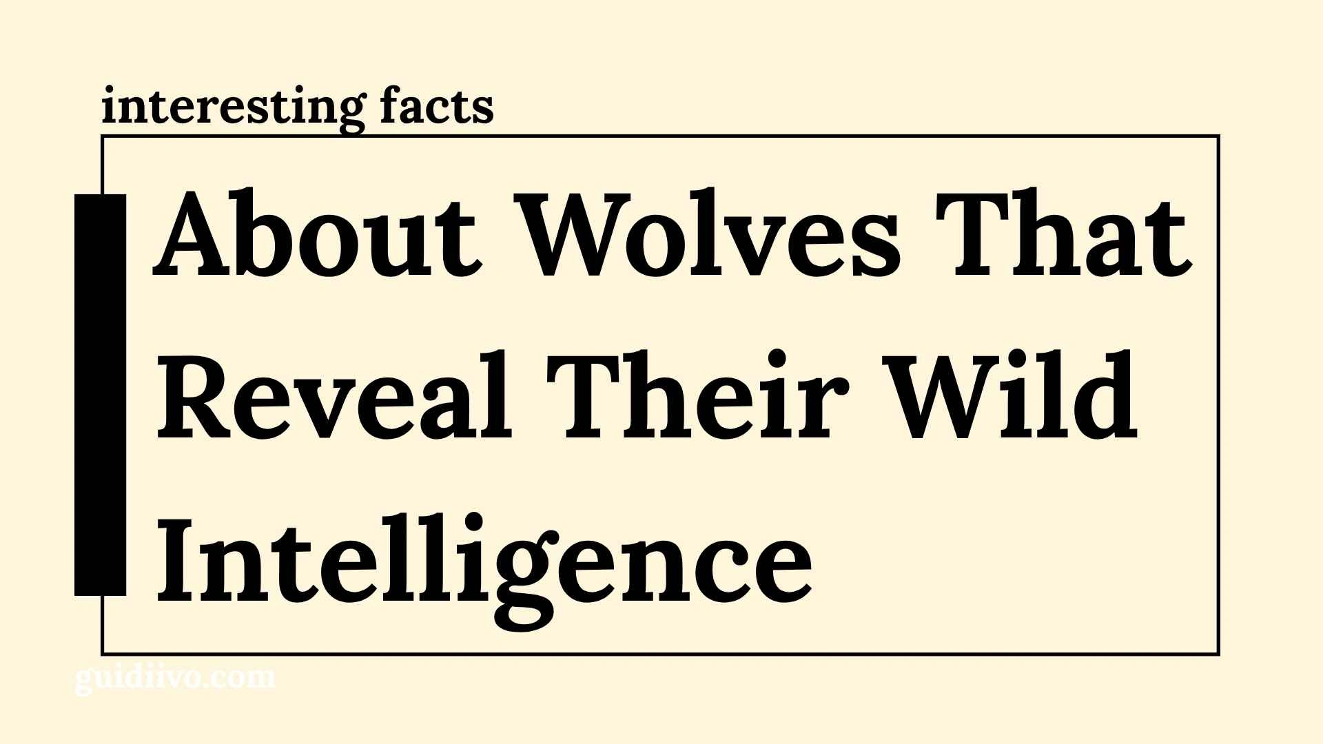35+ Interesting Facts About Wolves That Reveal Their Wild Intelligence